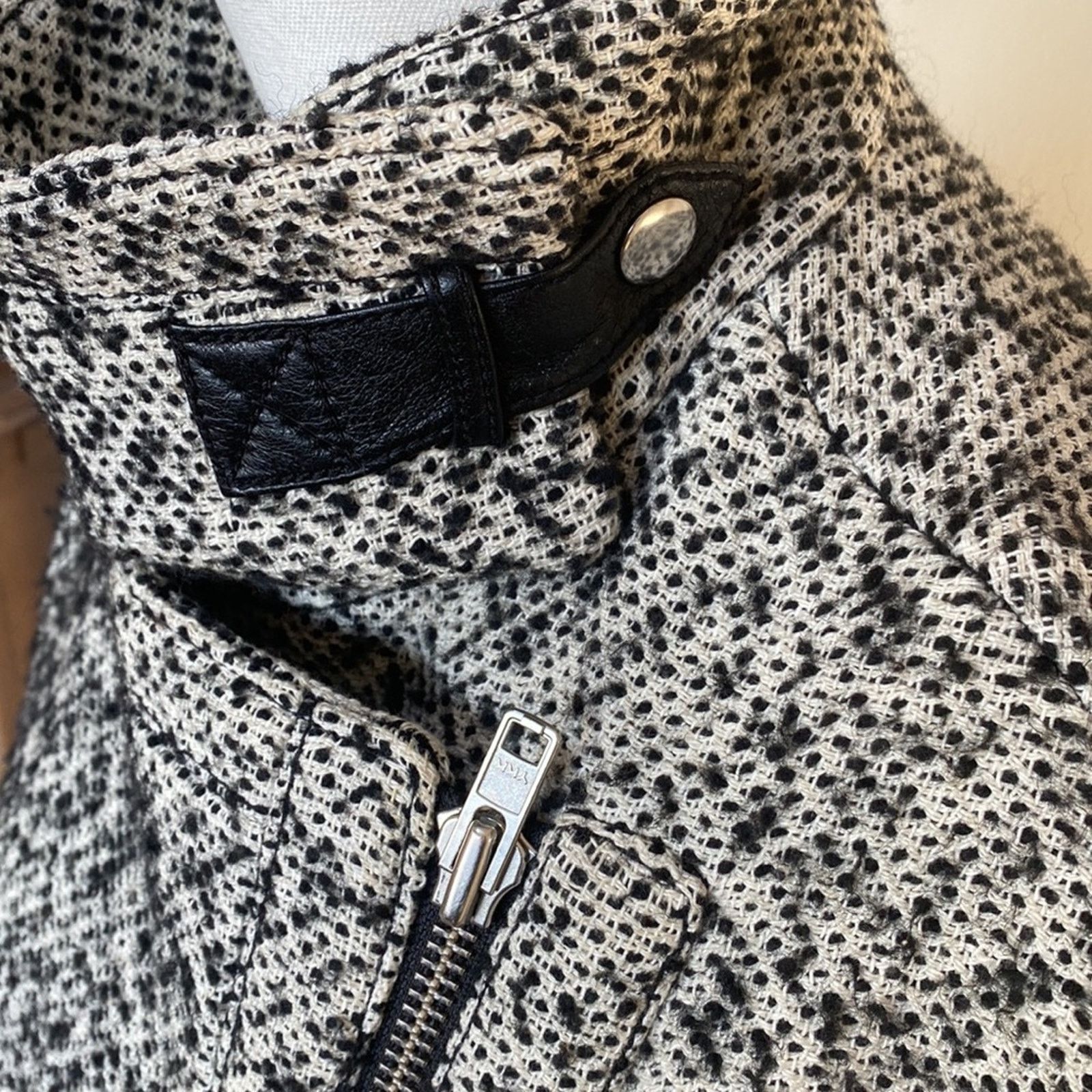 Madewell Madewell Tweed 3/4 Length City Grid Coat Size 2 Size XS / US 0-2 / IT 36-38 - 2 Thumbnail