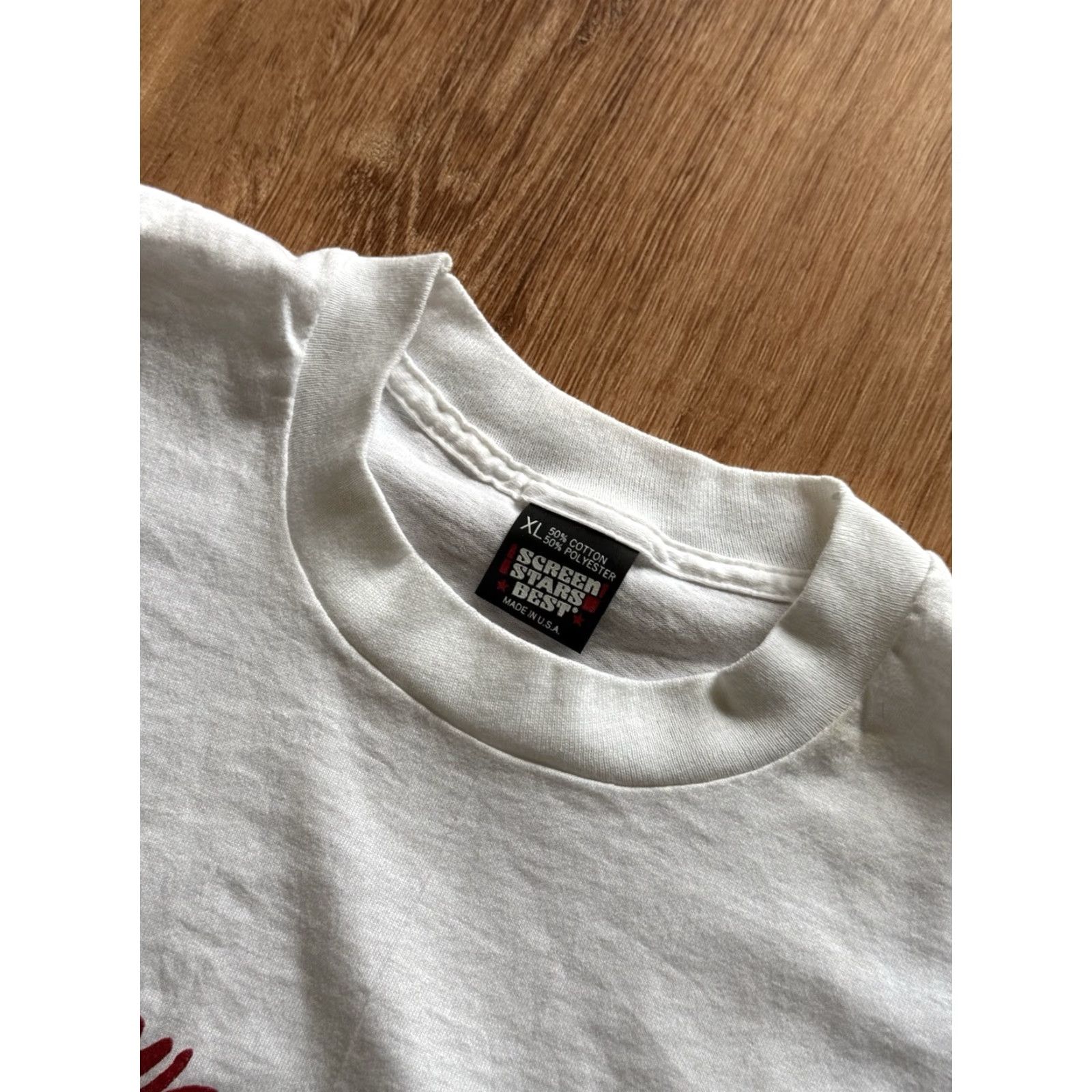 Vintage VINTAGE Unbranded T-Shirt Shirt 0 To *itch Stitch White XL Men Crew Neck Short Sleeve Graphic Print Funny Comedy Size US XL / EU 56 / 4 - 3 Thumbnail