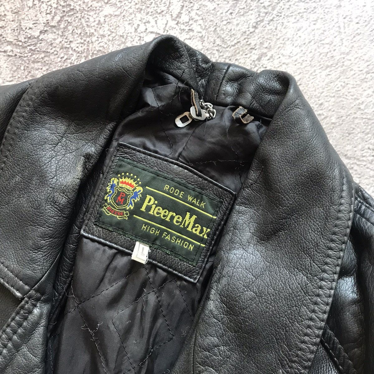Vintage Vintage 90s Black Leather Biker Jacket Grunge Streetwear L Size L / US 10 / IT 46 - 7 Thumbnail