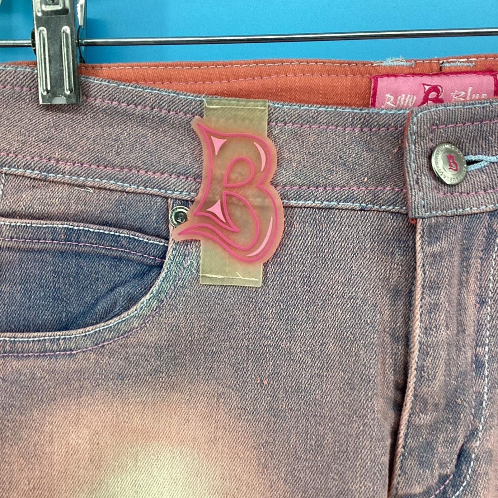 Other Womans raw blue jeans PINK Size 28" / US 6 / IT 42 - 2 Thumbnail
