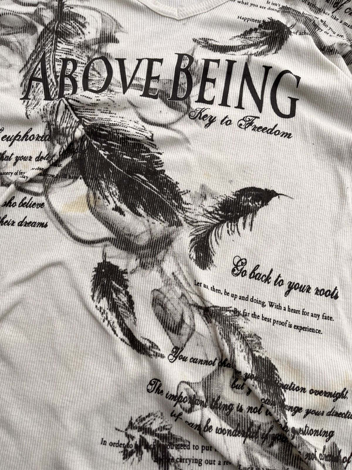 Yasuyuki Ishii BACKFORTH POEM GOTHIC SMOKE WINGS LONGSLEVEE PUNK Size US L / EU 52-54 / 3 - 3 Thumbnail