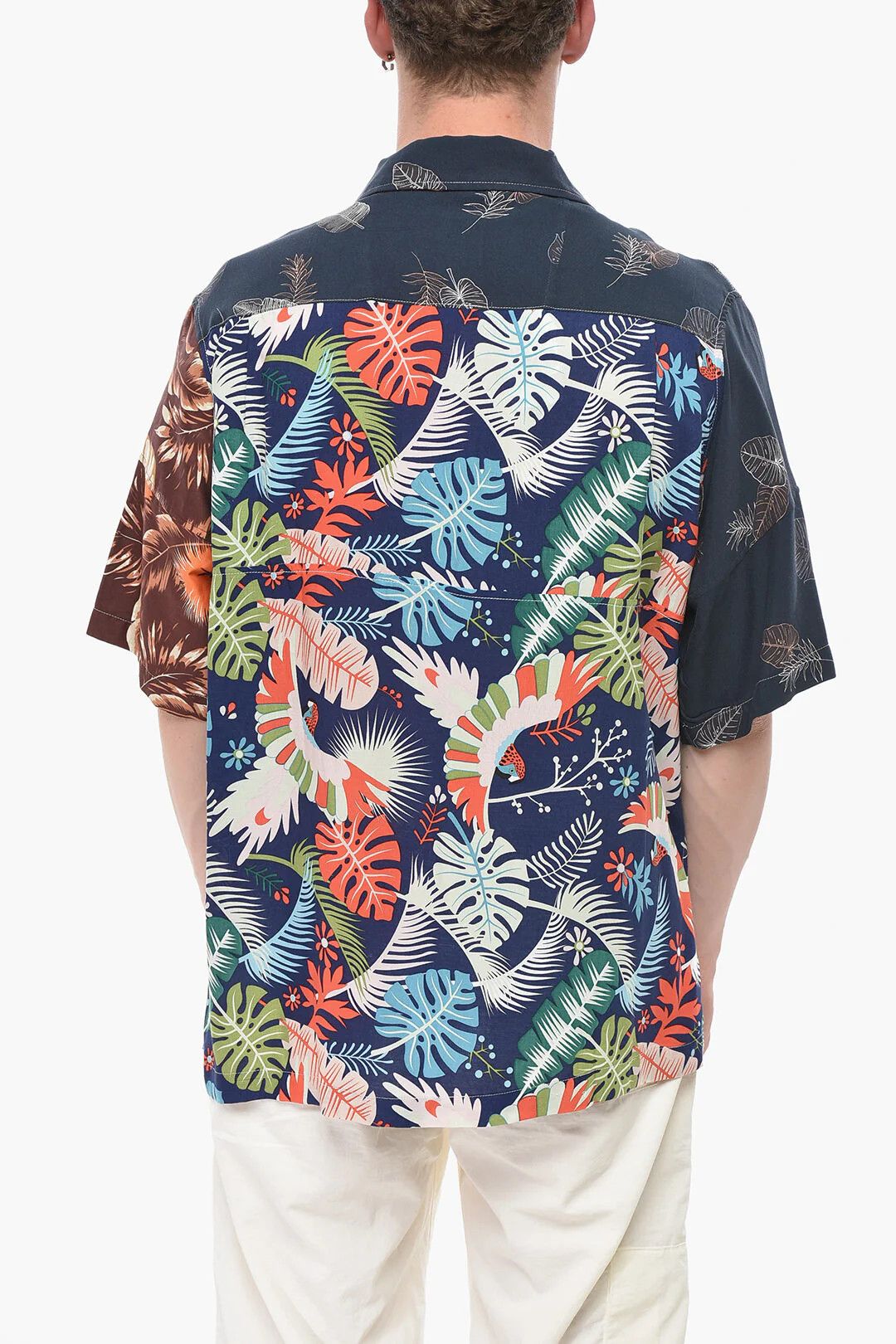 Gallery Dept. og1mm0426 Patchwork Short-Sleeve Shirt in Multicolor Size US XL / EU 56 / 4 - 2 Thumbnail