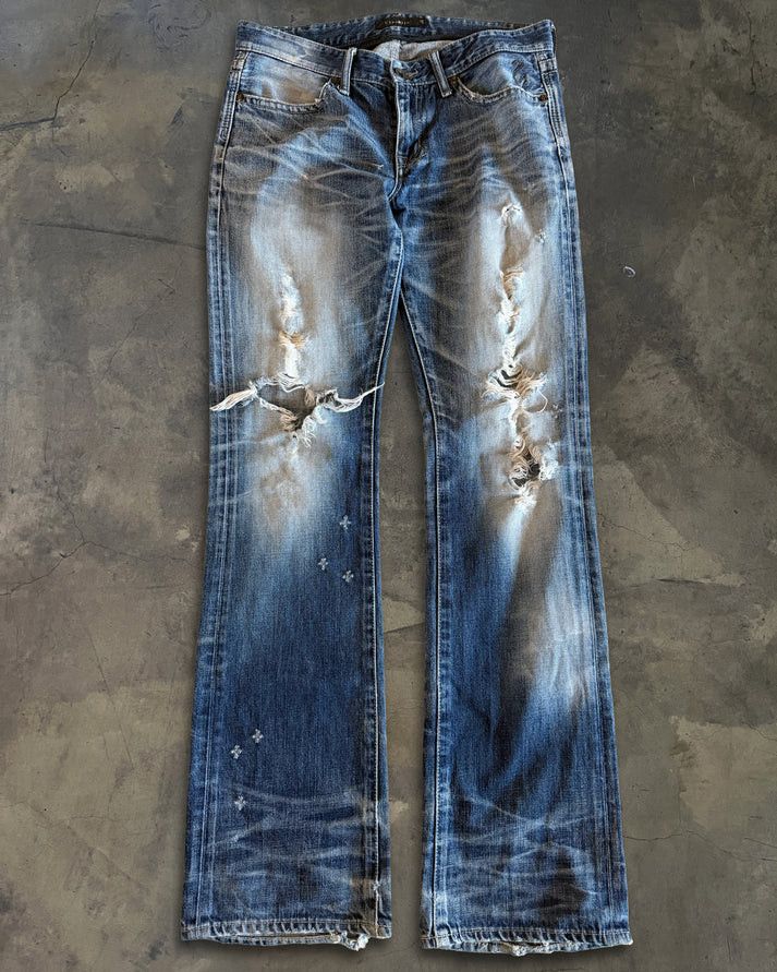 CIVARIZE CIVARIZE FLARED FADED DENIM Size US 30 / EU 46 - 1 Thumbnail