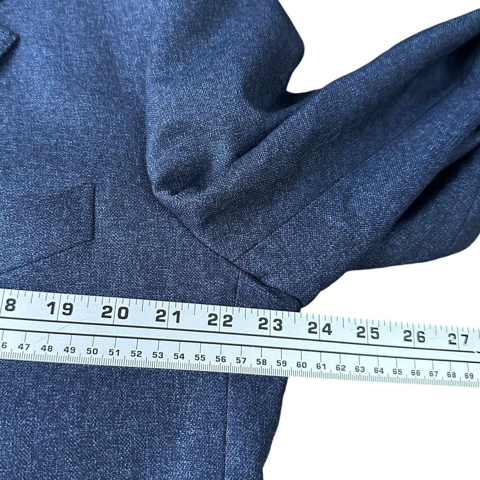 The Unbranded Brand Ravazzolo x Loro Piana Fabric Blazer Jacket Men's 46R Blue Size 46R - 10 Thumbnail