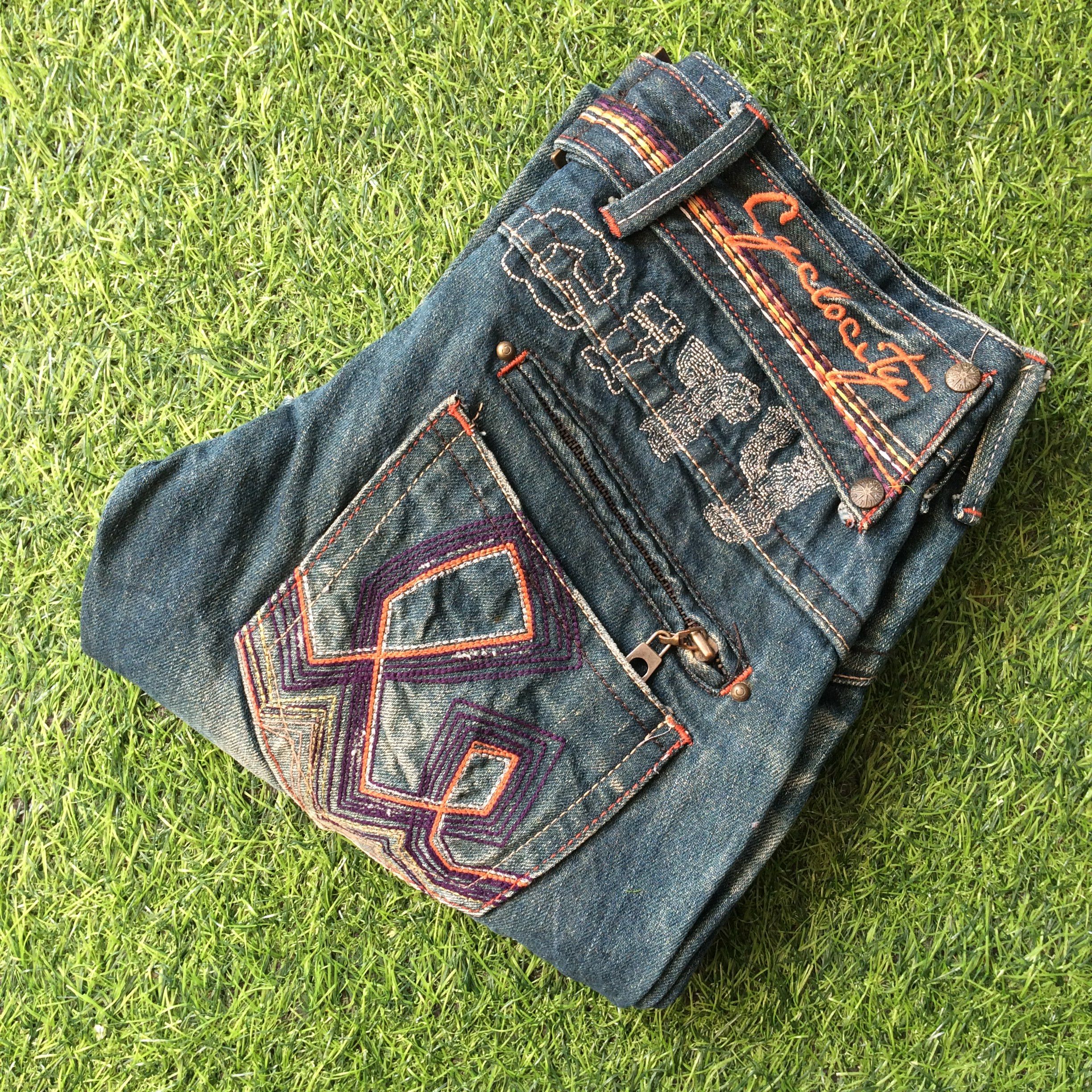 Distressed Bell Bottom Flare Jeans #D-494