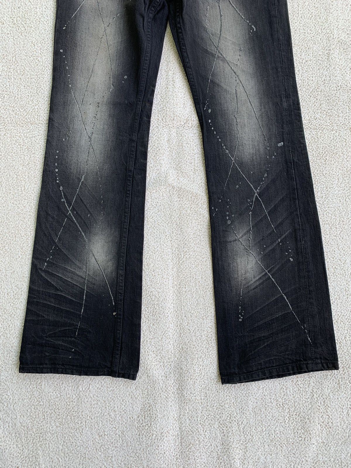 semanticdesign Vtg 00s Semantic Design bootcut jeans Black Fadded Size US 30 / EU 46 - 5 Thumbnail