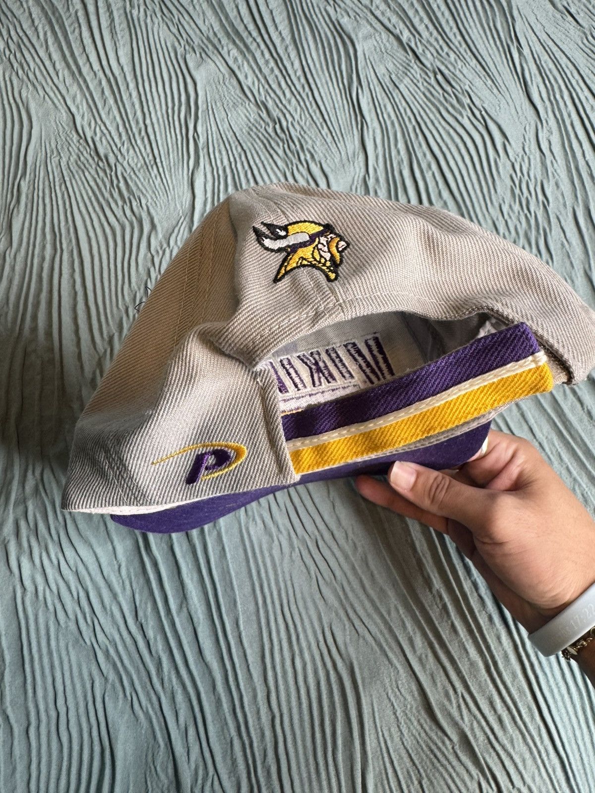 Pro Player NFL x Pro Player Minnesota Vikings Hat “Gray/Purple” Size ONE SIZE - 2 Thumbnail