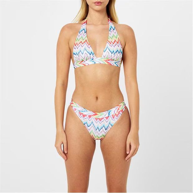 Missoni o1g2r1mq1124 Size: 40 / Zigzag Halter Bikini Set Multicolor Size ONE SIZE - 6 Thumbnail