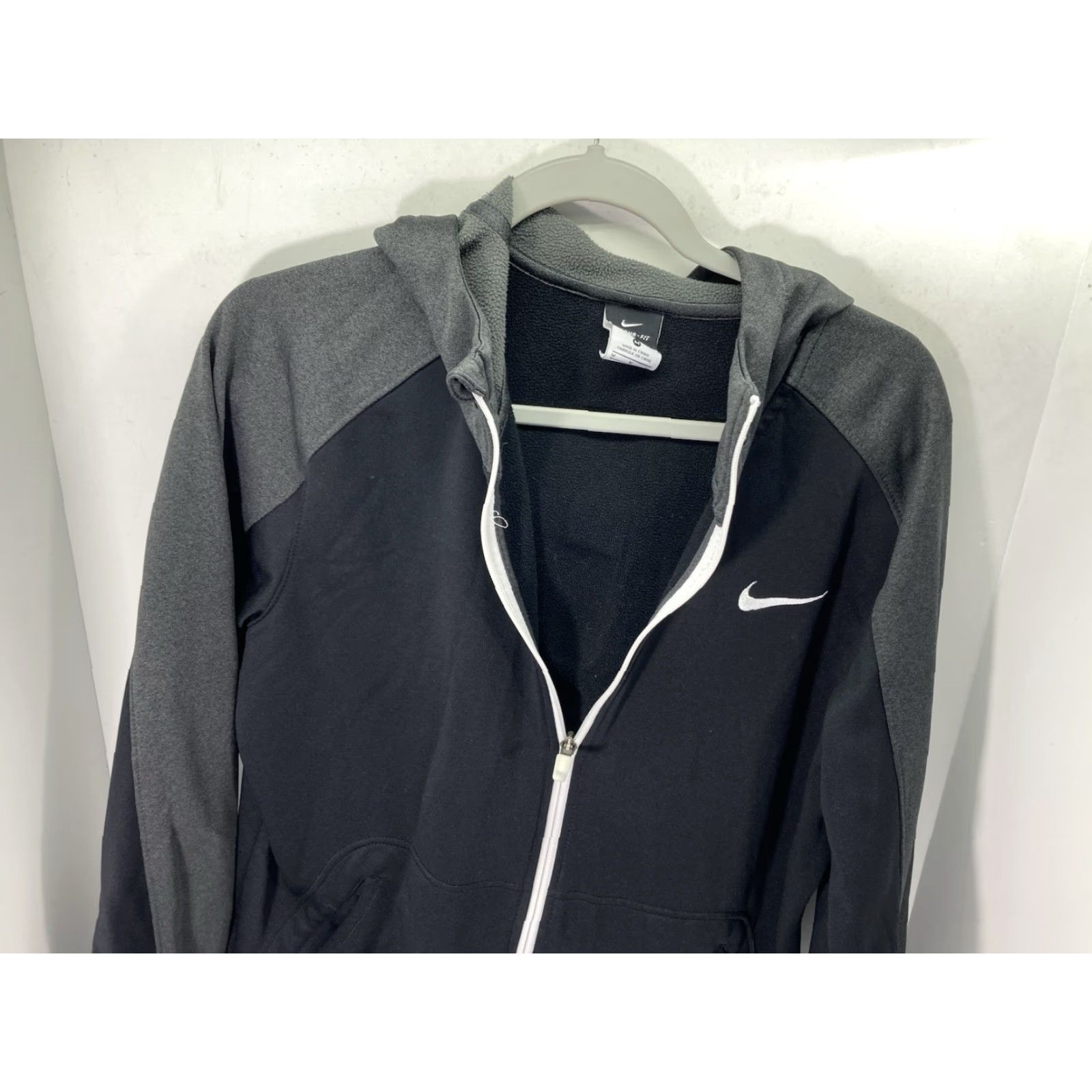 Nike Nike Elite Track Jacket Men Medium Black Full Zip Hood Therma Fit Fleece Lined Size US M / EU 48-50 / 2 - 6 Thumbnail