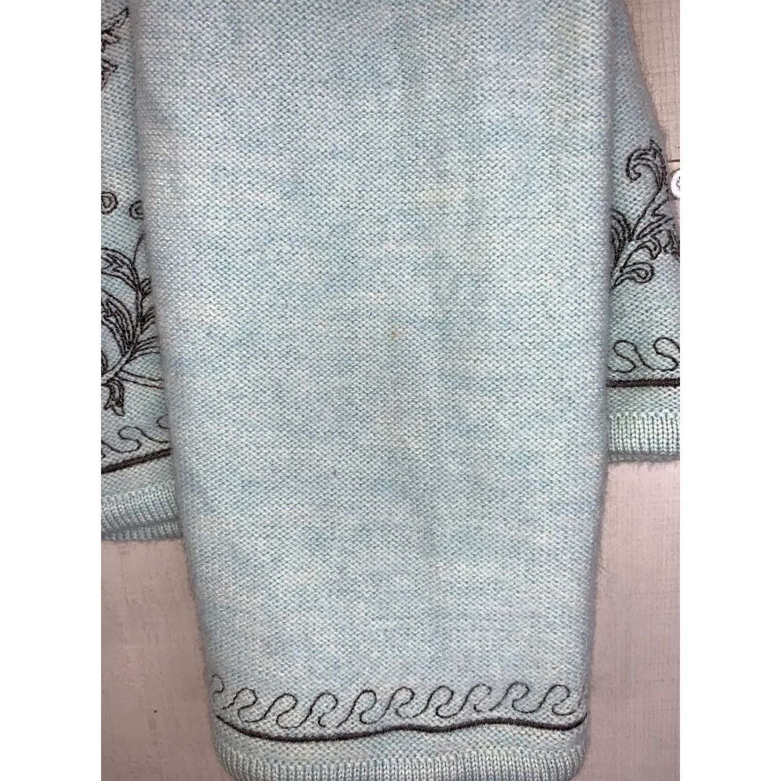 Pendleton VINTAGE Pendleton Blue Wool Full Zip Sweater Jacket Womens Medium-8437 Size M / US 6-8 / IT 42-44 - 4 Thumbnail