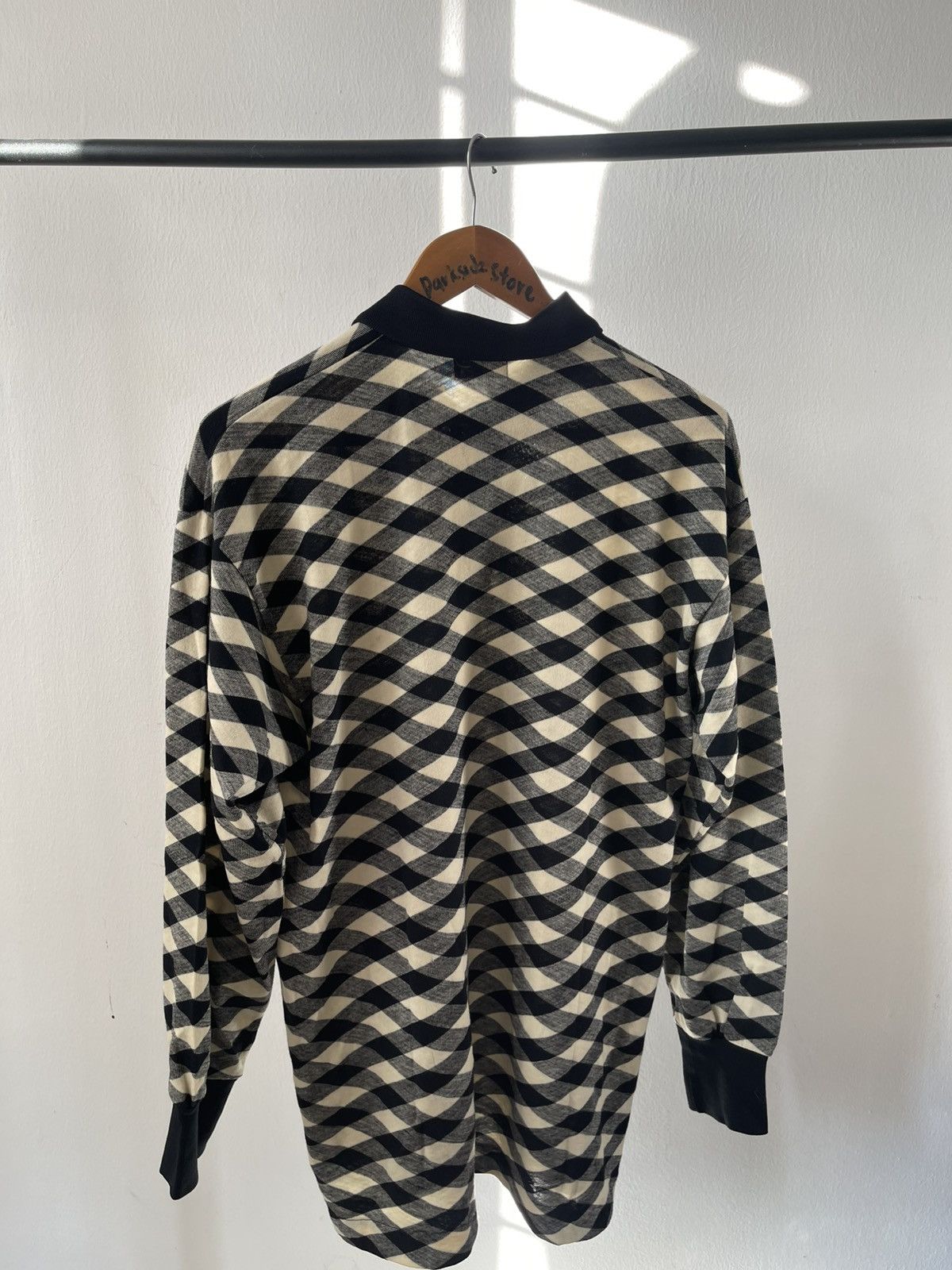 Comme des Garcons Homme Plus 90s Comme Des Garcons Homme Wool Polo Long Sleeve #99 Size US L / EU 52-54 / 3 - 6 Thumbnail