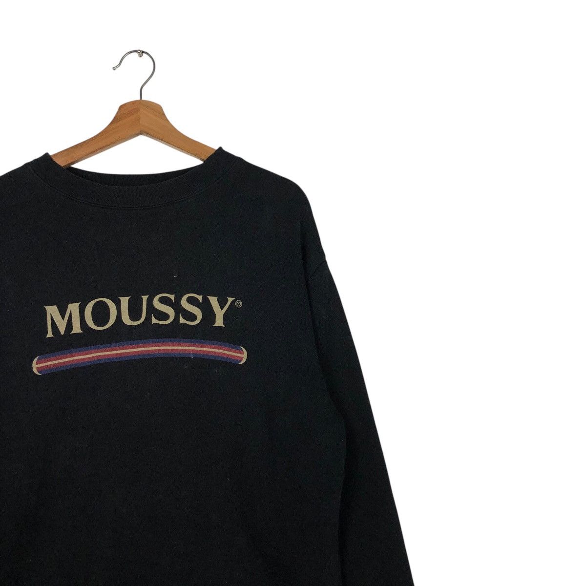 Japanese Brand × Vintage 📌Vintage Sweatshirt Moussy Big Logo Issey Miyake Size US M / EU 48-50 / 2 - 7 Thumbnail