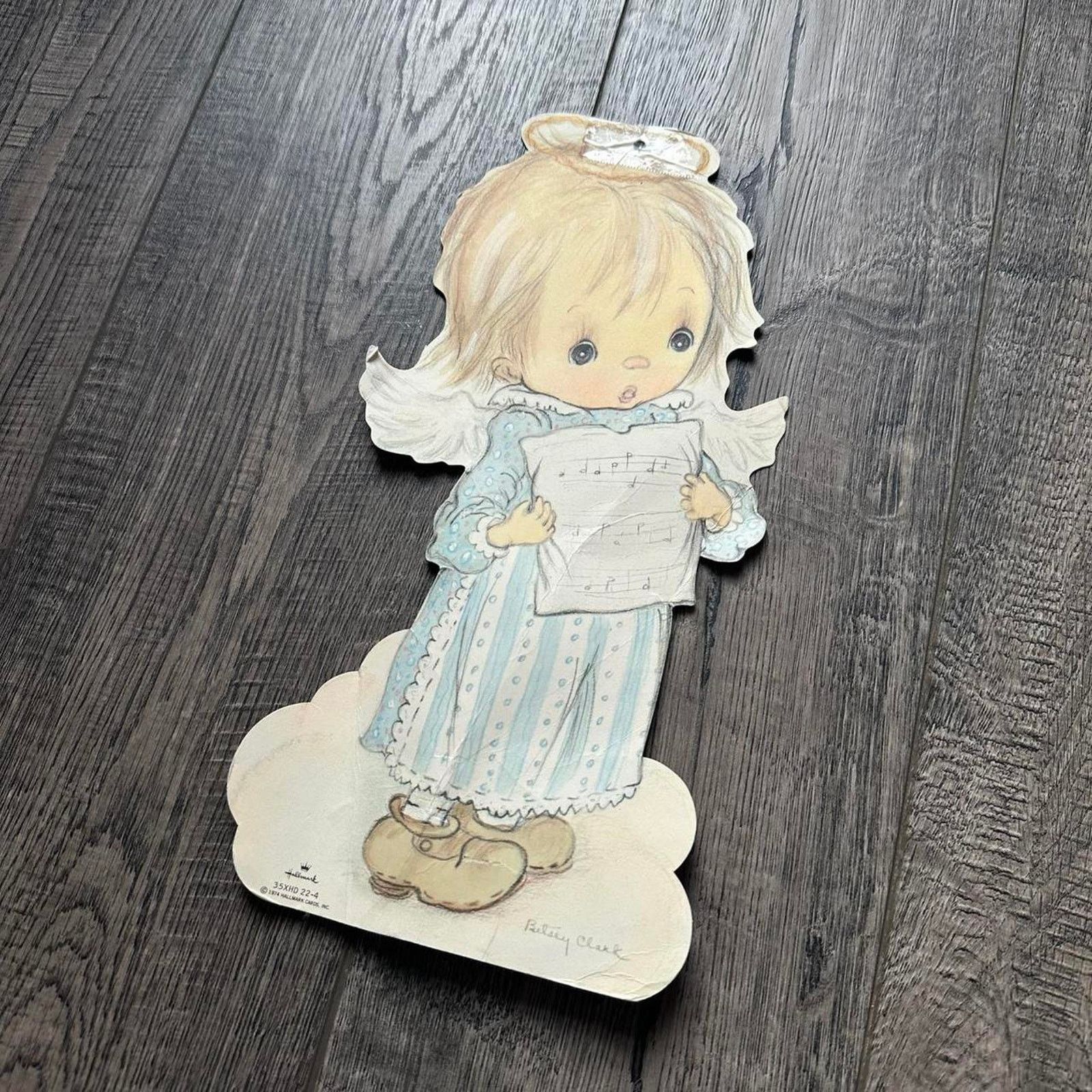 Vintage Vintage 70s Hallmark Bestsey Clark Angel Decor Poster Print Size ONE SIZE - 3 Thumbnail