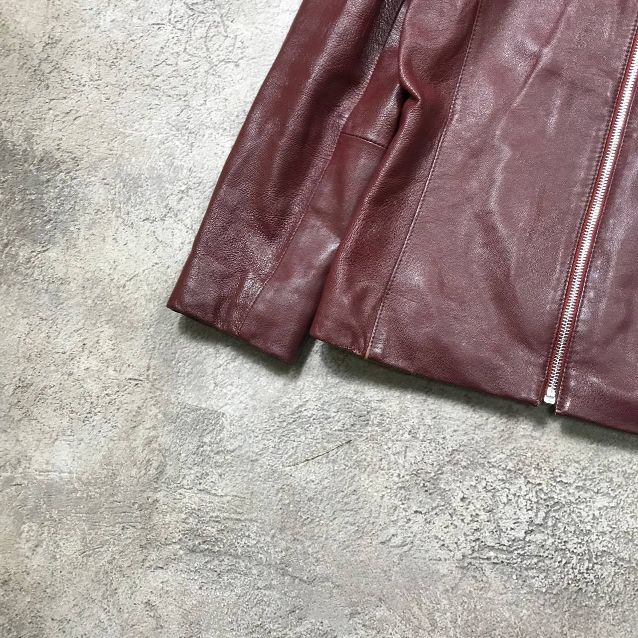 Japanese Brand VINTAGE Y2K LEATHER JACKET JAPAN CASUAL STREETWEAR 90s Size M / US 6-8 / IT 42-44 - 4 Thumbnail