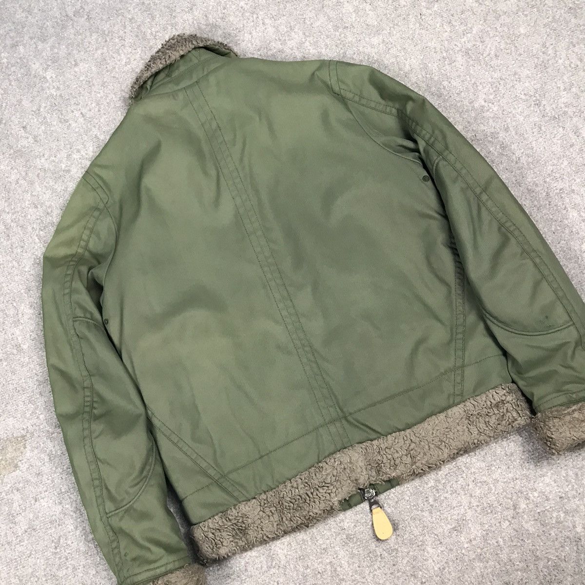 Diesel × Japanese Brand DIESEL MILITARY STYLE BOMBER ZIPPER JACKET Size US S / EU 44-46 / 1 - 12 Thumbnail