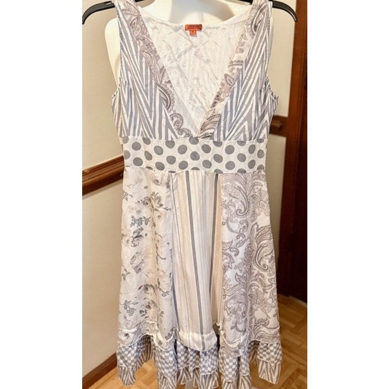 Chan Luu Chan Luu Patchwork Boho Dress S Handmade India Flowy Summer Size S / US 4 / IT 40 - 7 Thumbnail