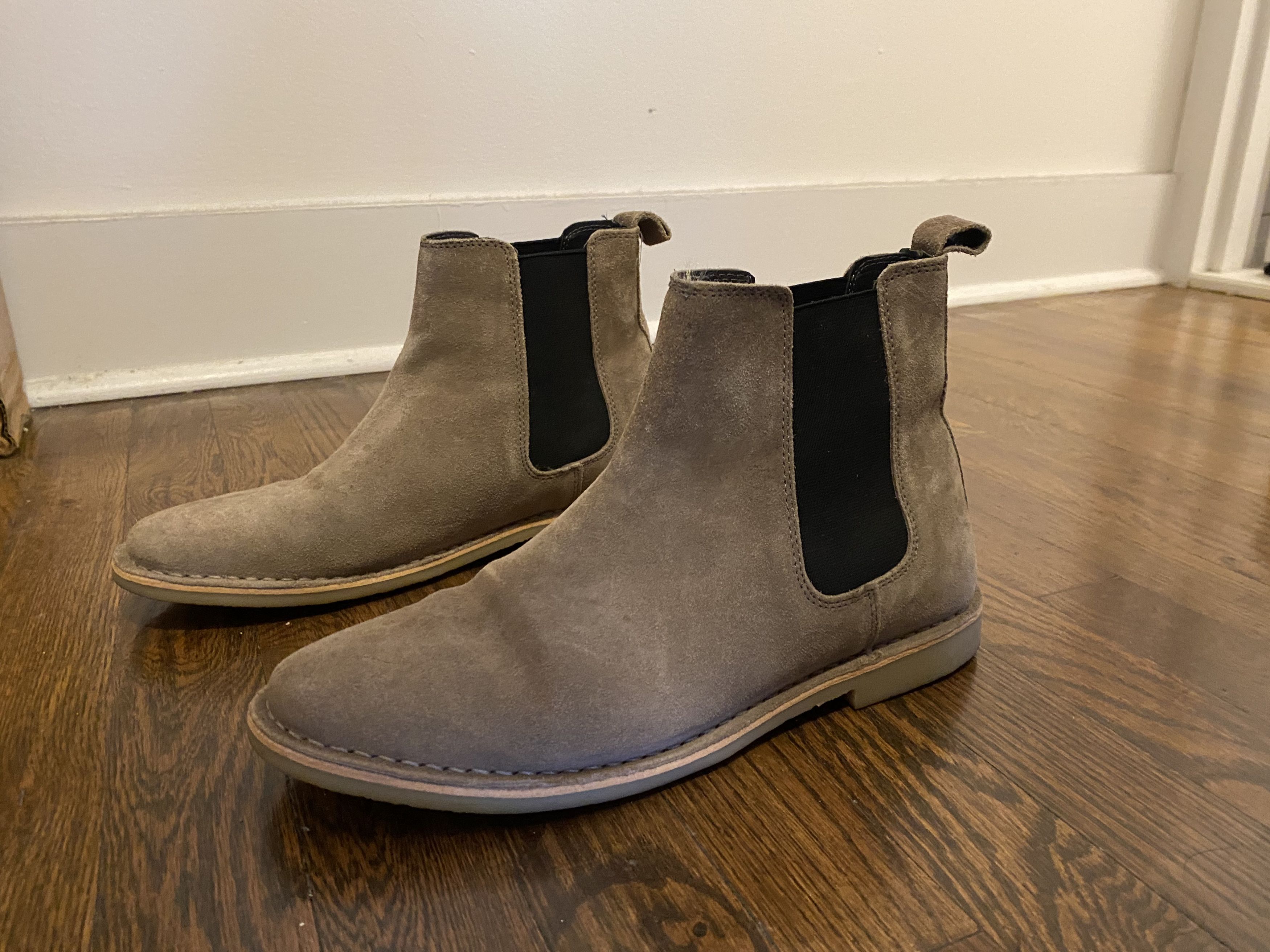 Crevo Crevo Mens Blake Grey Ankle Boots Size 8.5 Medium Size US 8.5 / EU 41-42 - 1 Thumbnail