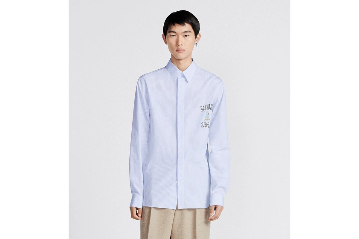 Dior o1bcso1str0226 Bobby Shirt in Blue Size US M / EU 48-50 / 2 - 4 Thumbnail