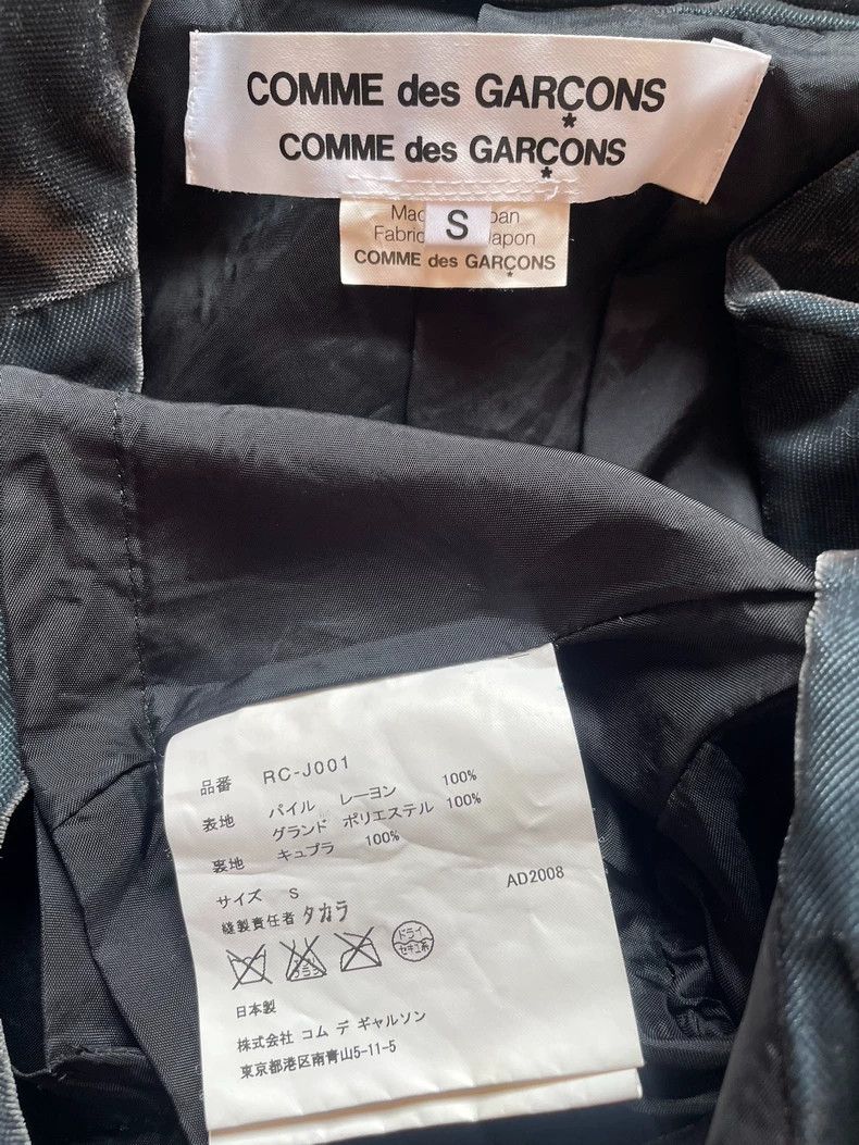 Comme des Garcons Comme Des Garcons Women's burnt velvet bleached pleated ja Size S / US 4 / IT 40 - 8 Thumbnail