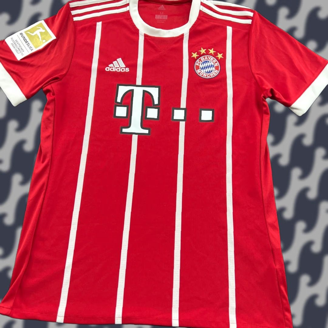 Adidas adidas Bayern Munich 2017 2018 Home Football Jersey Shirt M Adidas Size US M / EU 48-50 / 2 - 1 Thumbnail