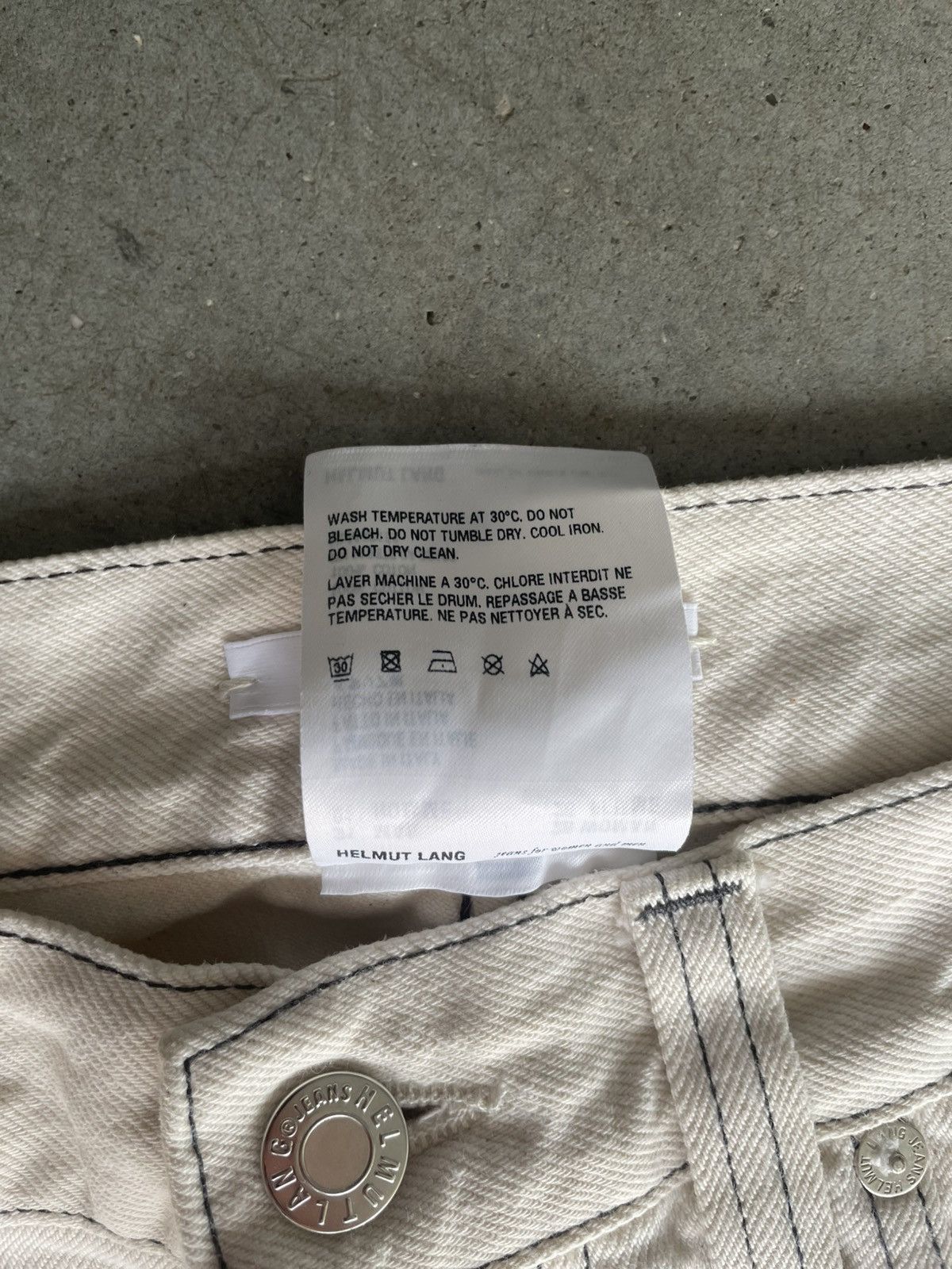 Helmut Lang Helmut Lang Masc HI Embroidered Logo Size US 31 - 7 Thumbnail