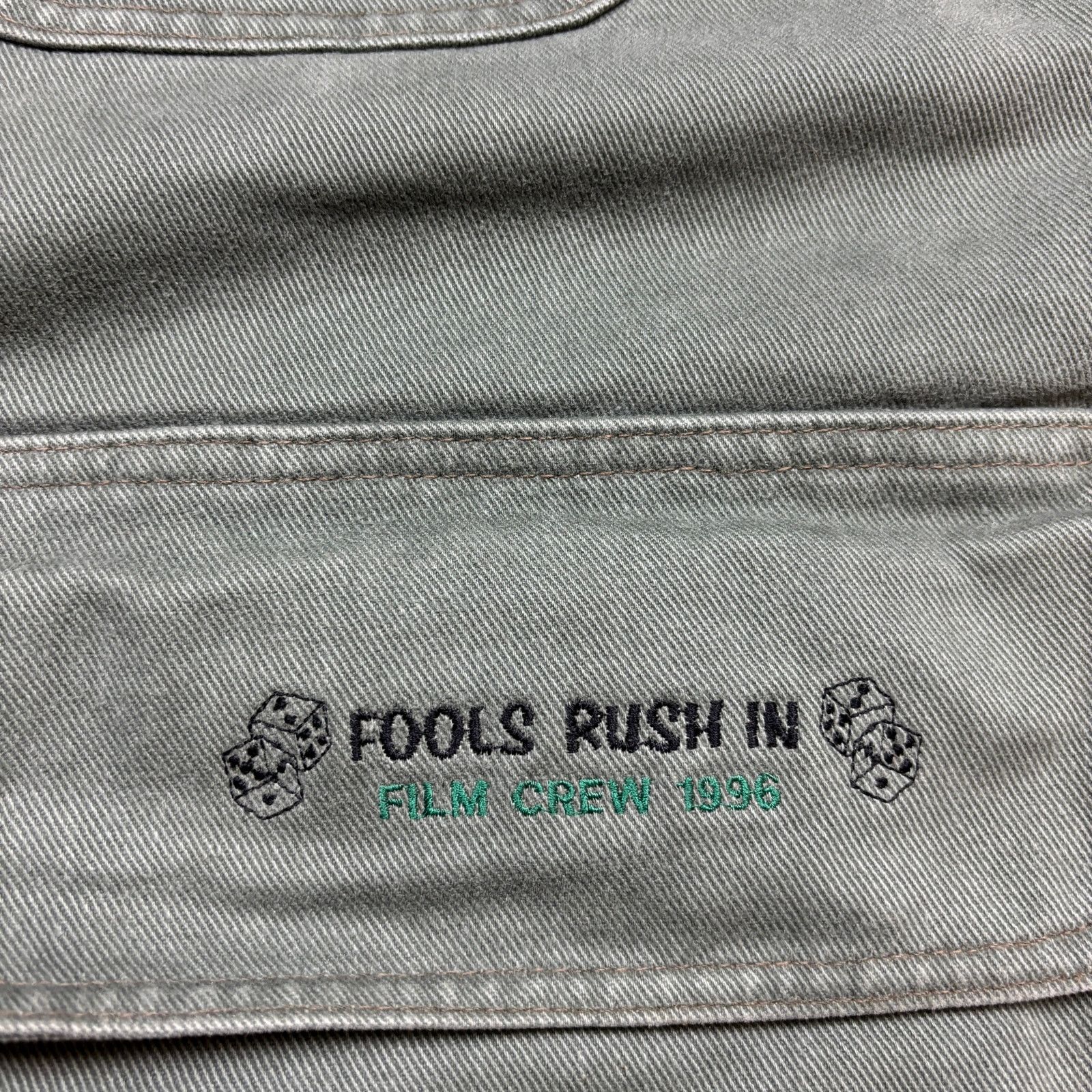 Vintage Rare VTG 1996 Fools Rush In Cast Crew Chore Jacket Men's M Size US M / EU 48-50 / 2 - 2 Thumbnail