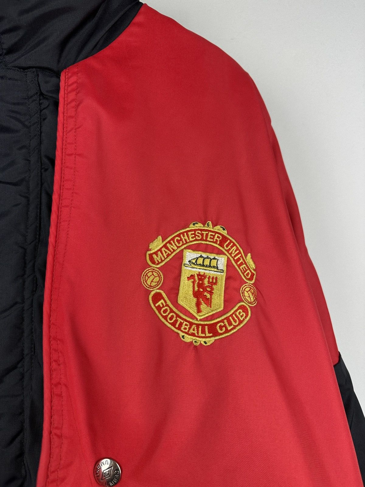 Vintage 90’S Umbro Manchester United Soccer Coat Jacket