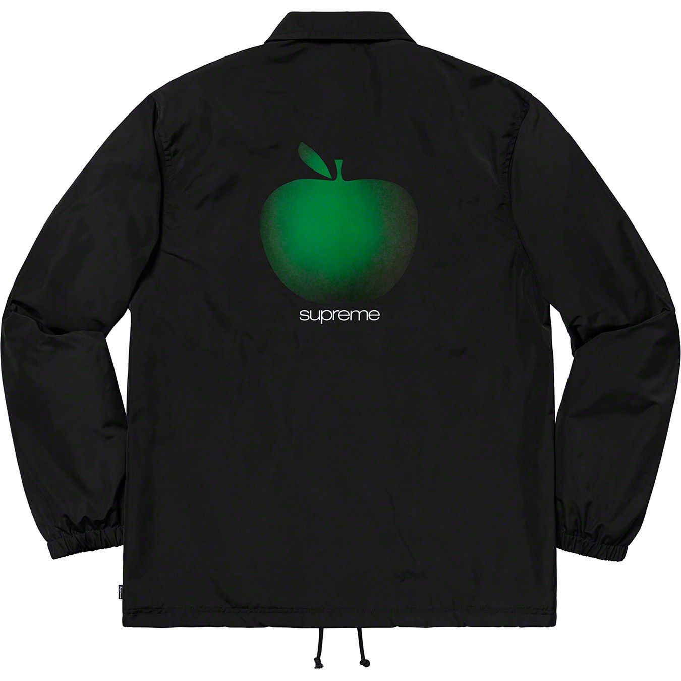 image of Supreme Apple Coaches Jacket Black Xlarge, Men's