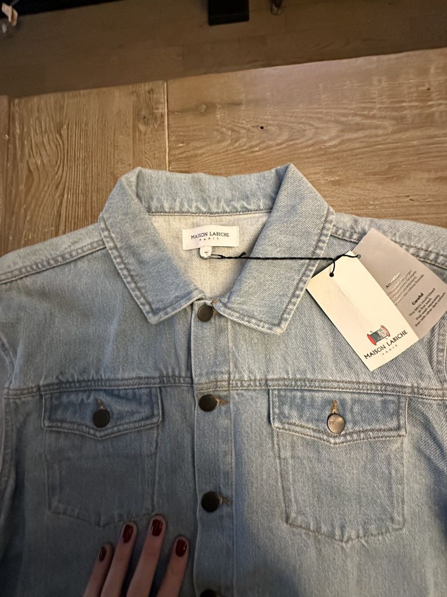 Maison Labiche Maison Labiche Light Denim Rock N Roll Jean Jacket - M Size M / US 6-8 / IT 42-44 - 2 Thumbnail