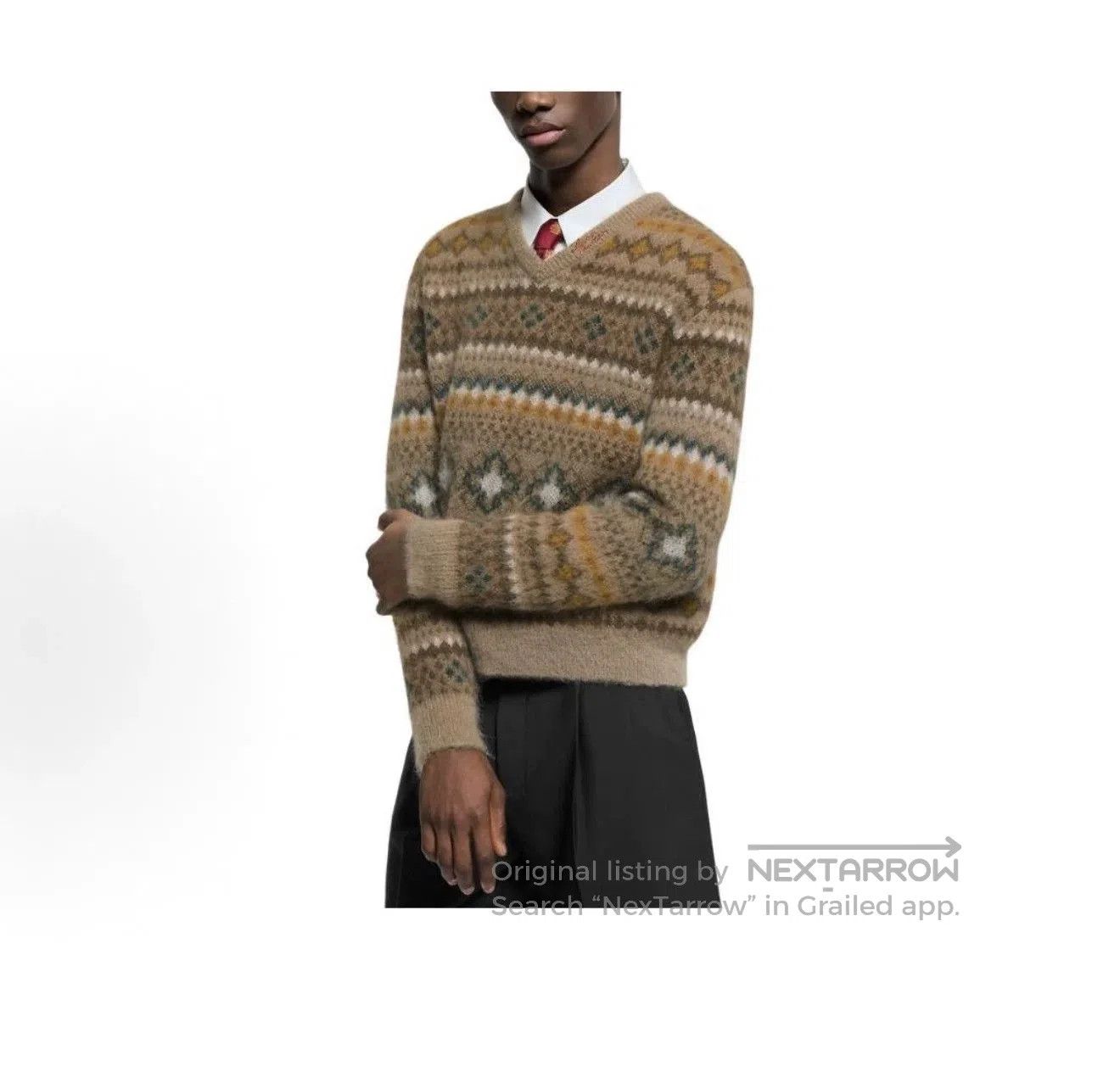 Louis Vuitton Louis Vuitton Fair Isle Mohair Sweater. Size US S / EU 44-46 / 1 - 1 Thumbnail