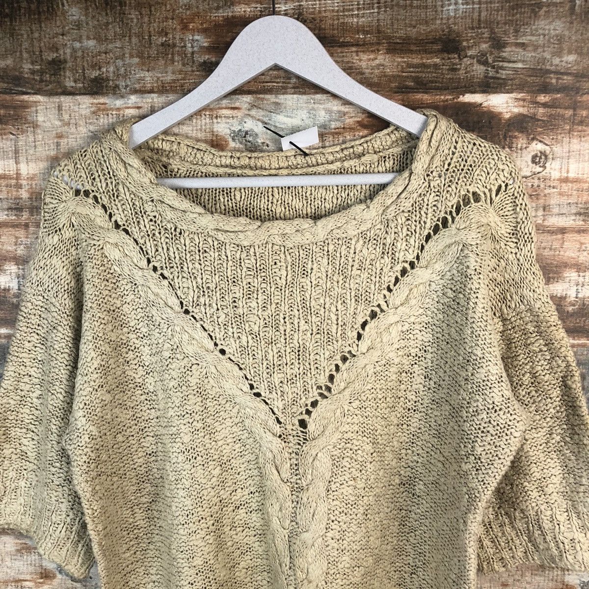 Homespun Knitwear × Japanese Brand Japanese Brand vintage Brown Knitwear #A2268 Size M / US 6-8 / IT 42-44 - 5 Thumbnail