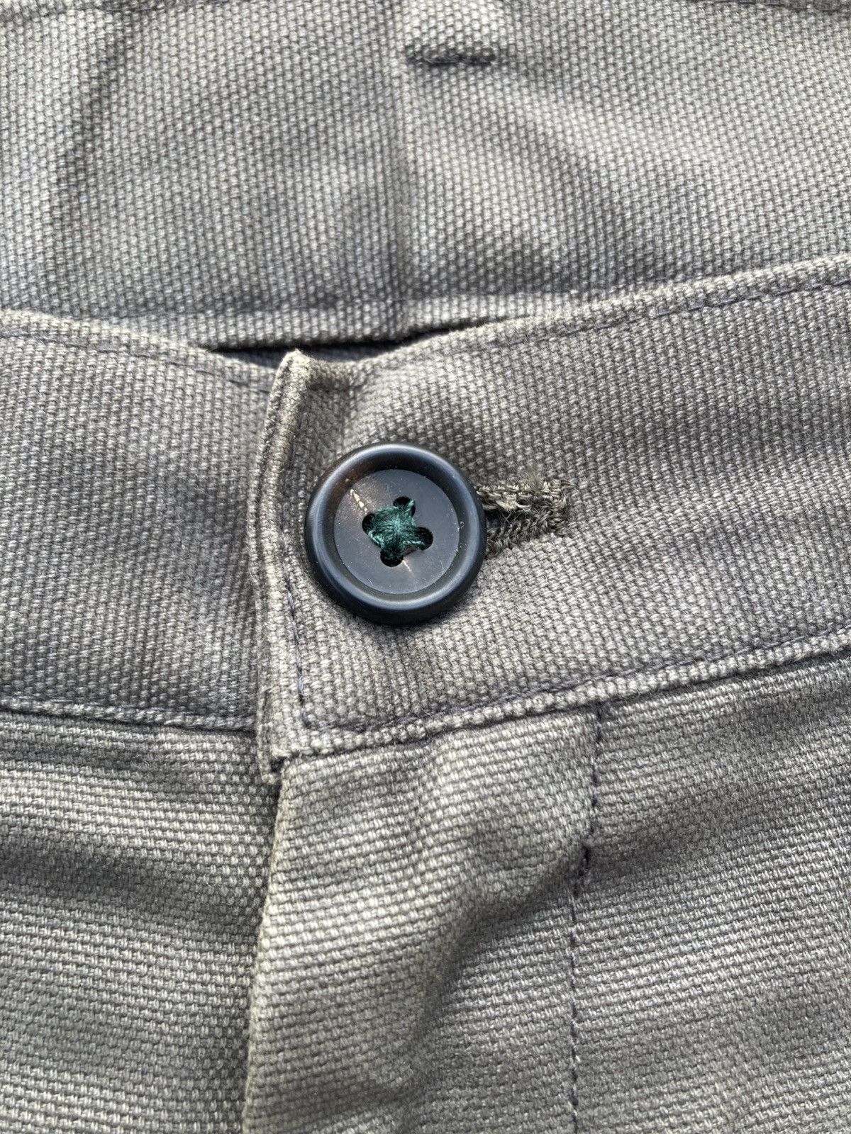 Yohji Yamamoto Y's Yohji Yamamoto Green/Grey Khaki Pockets Casual Pants Size US 31 - 7 Thumbnail