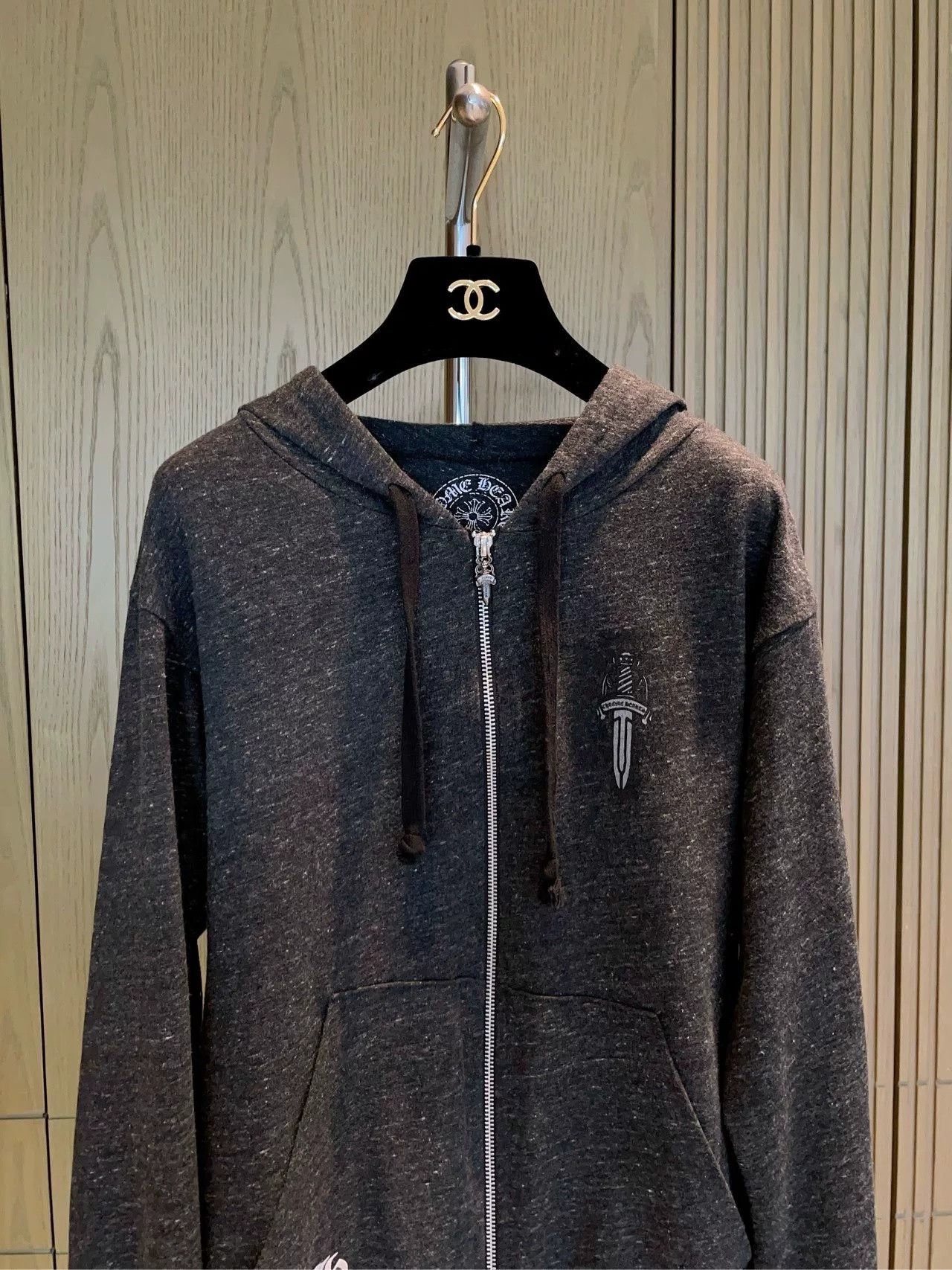 Chrome Hearts Chrome Hearts Silver Zip Hoodie Size US S / EU 44-46 / 1 - 3 Thumbnail