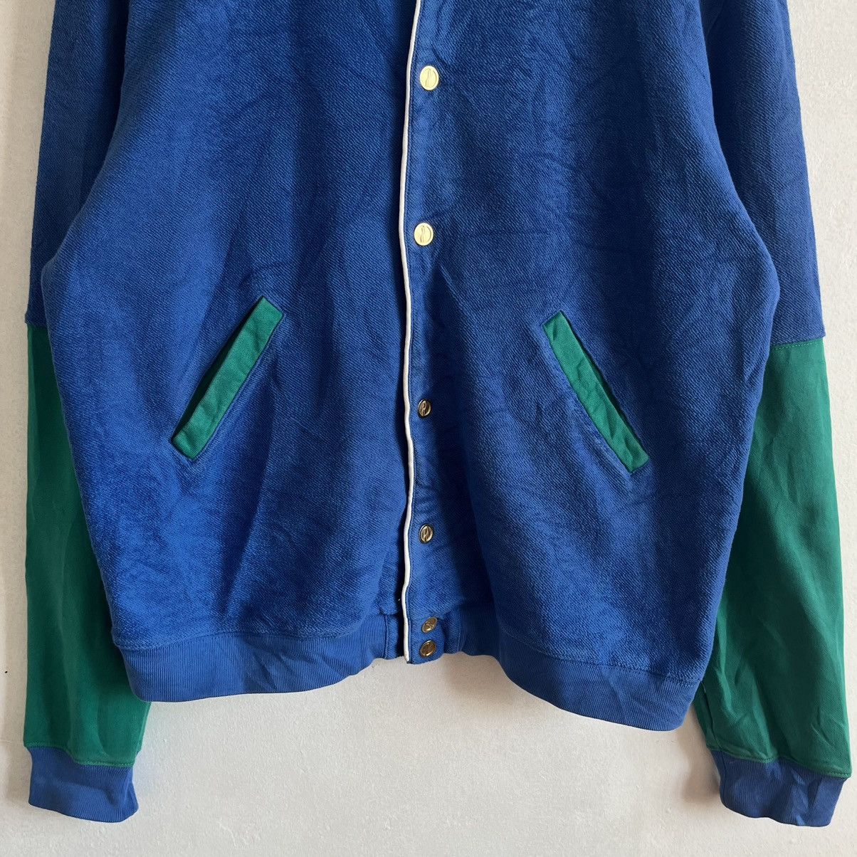 WE11DONE Welldone Gold Button Cotton Sweat Overjacket Size S / US 4 / IT 40 - 5 Thumbnail