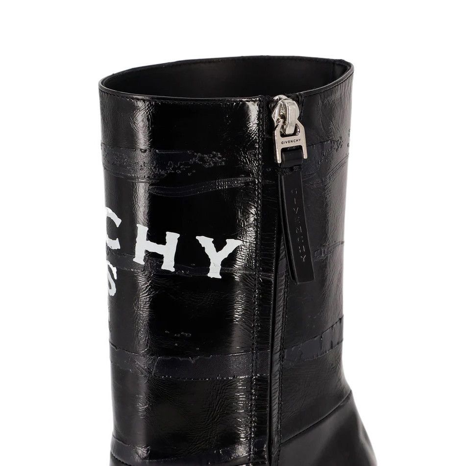 Givenchy GIVENCHY Black Leather 95mm Ankle Boots New & Authentic (Wom Size US 11 / IT 41 - 4 Thumbnail