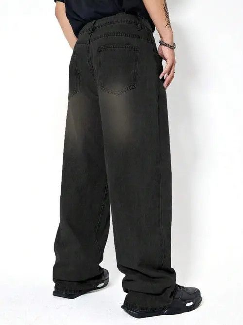 Jean Washed Baggy Denim Jeans Skate Size US 32 / EU 48 - 4 Thumbnail