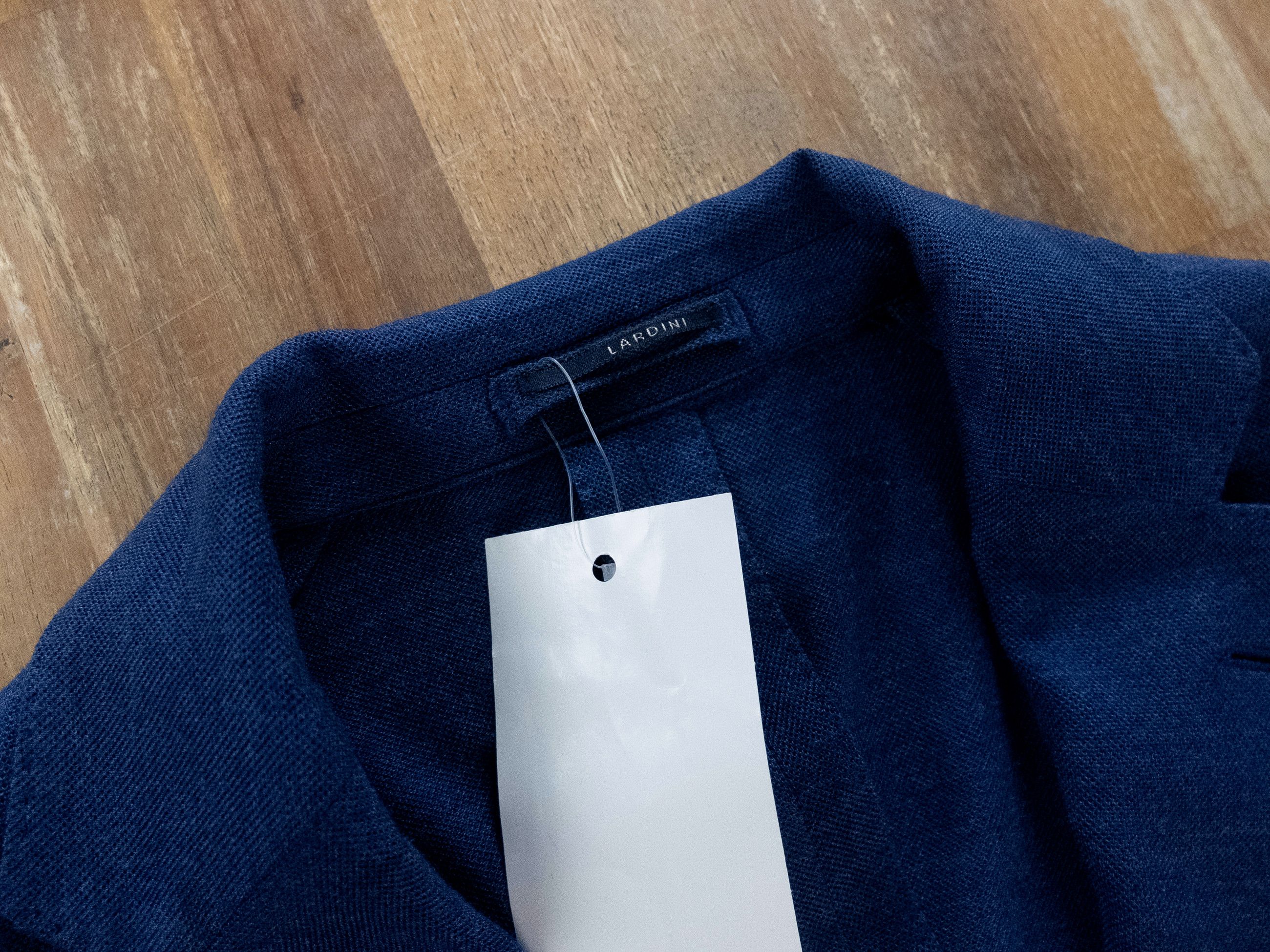 Lardini LARDINI Italy solid blue cashmere silk blazer jacket 38 48 Size 38R - 4 Thumbnail