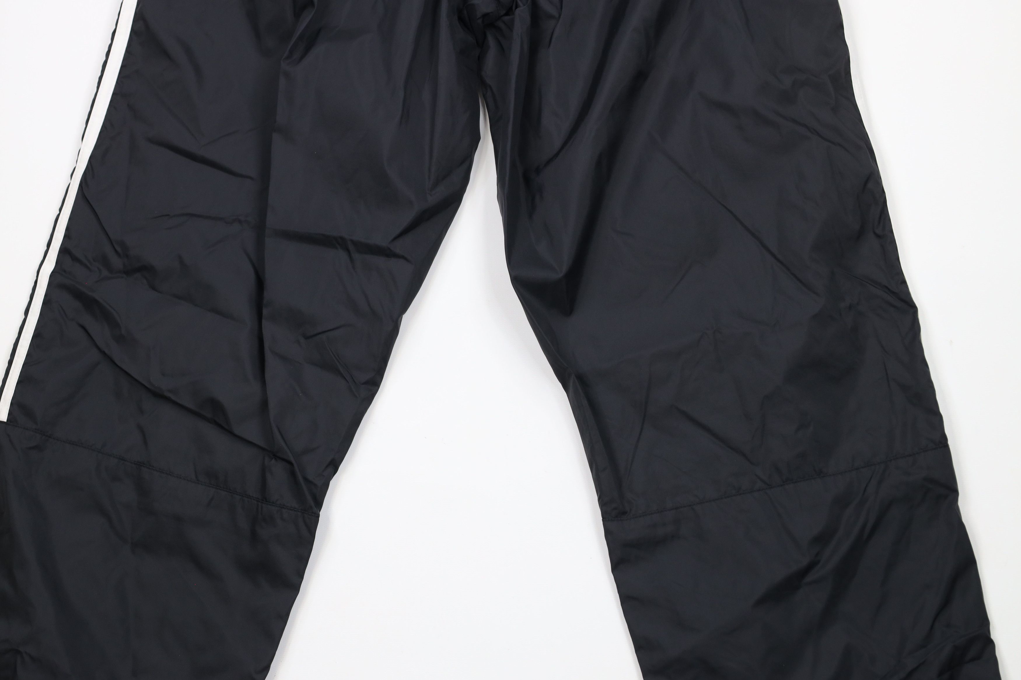 Adidas × Vintage Vintage Y2K 2001 Adidas Lined Wide Leg Windbreaker Pants Size US 36 / EU 52 - 10 Thumbnail