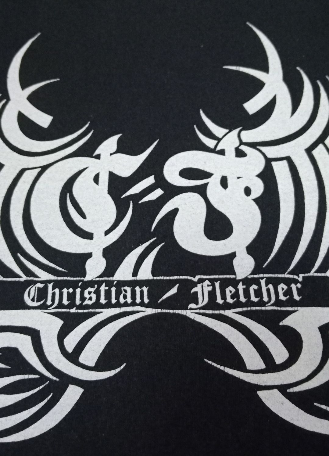 Vintage Vintage 90s Christian Fletcher T-shirt Size US XL / EU 56 / 4 - 14 Thumbnail