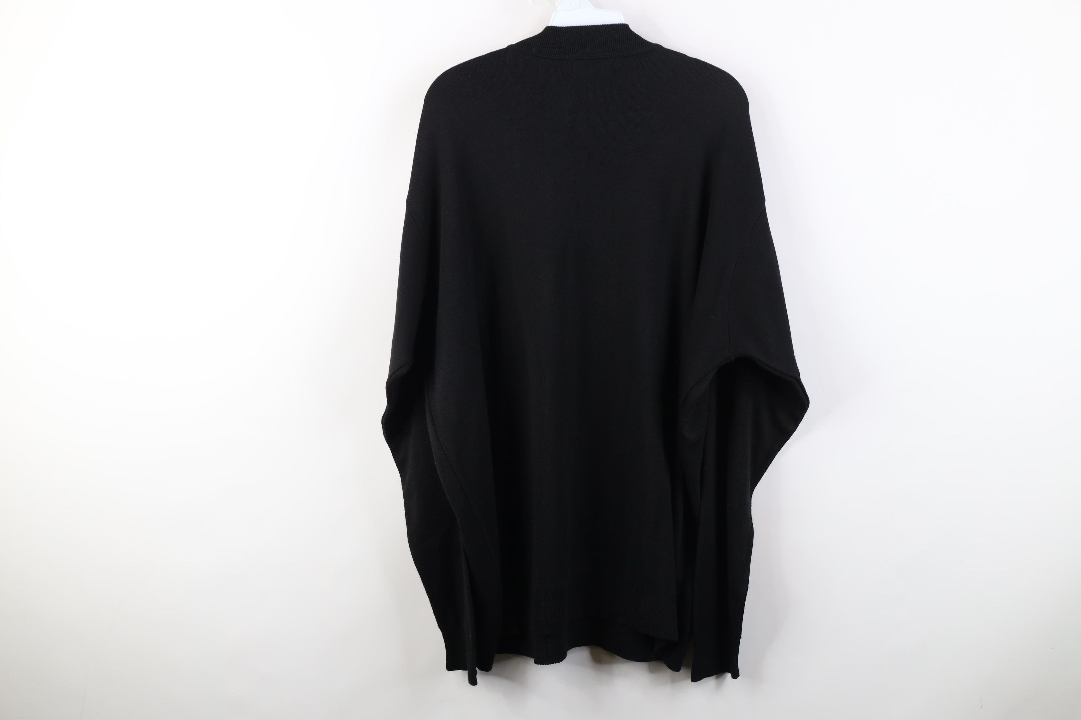 Vintage Vintage 70s Streetwear Knit Mock Neck Sweater Black USA Size US XL / EU 56 / 4 - 7 Thumbnail