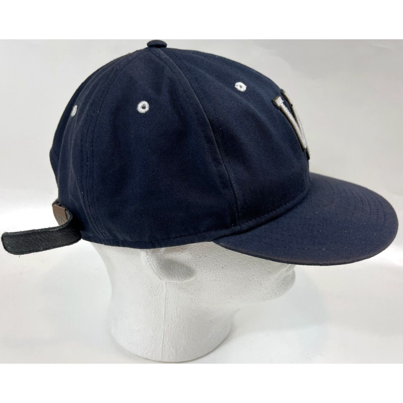 RVCA RVCA VA Mid Fit Strapback Hat Cap Streetwear Baseball Cap Navy One Size Men Adjustable 100% Cotton Vintage/Pre-Owned Style: Streetwear Size ONE SIZE - 5 Thumbnail