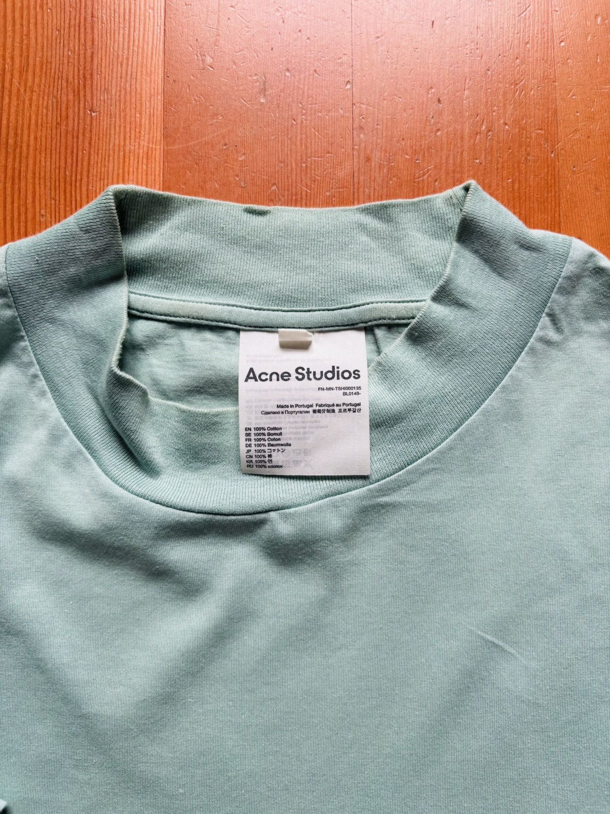 Acne Studios Acne Studios Mock Neck T-Shirt Size US L / EU 52-54 / 3 - 4 Thumbnail