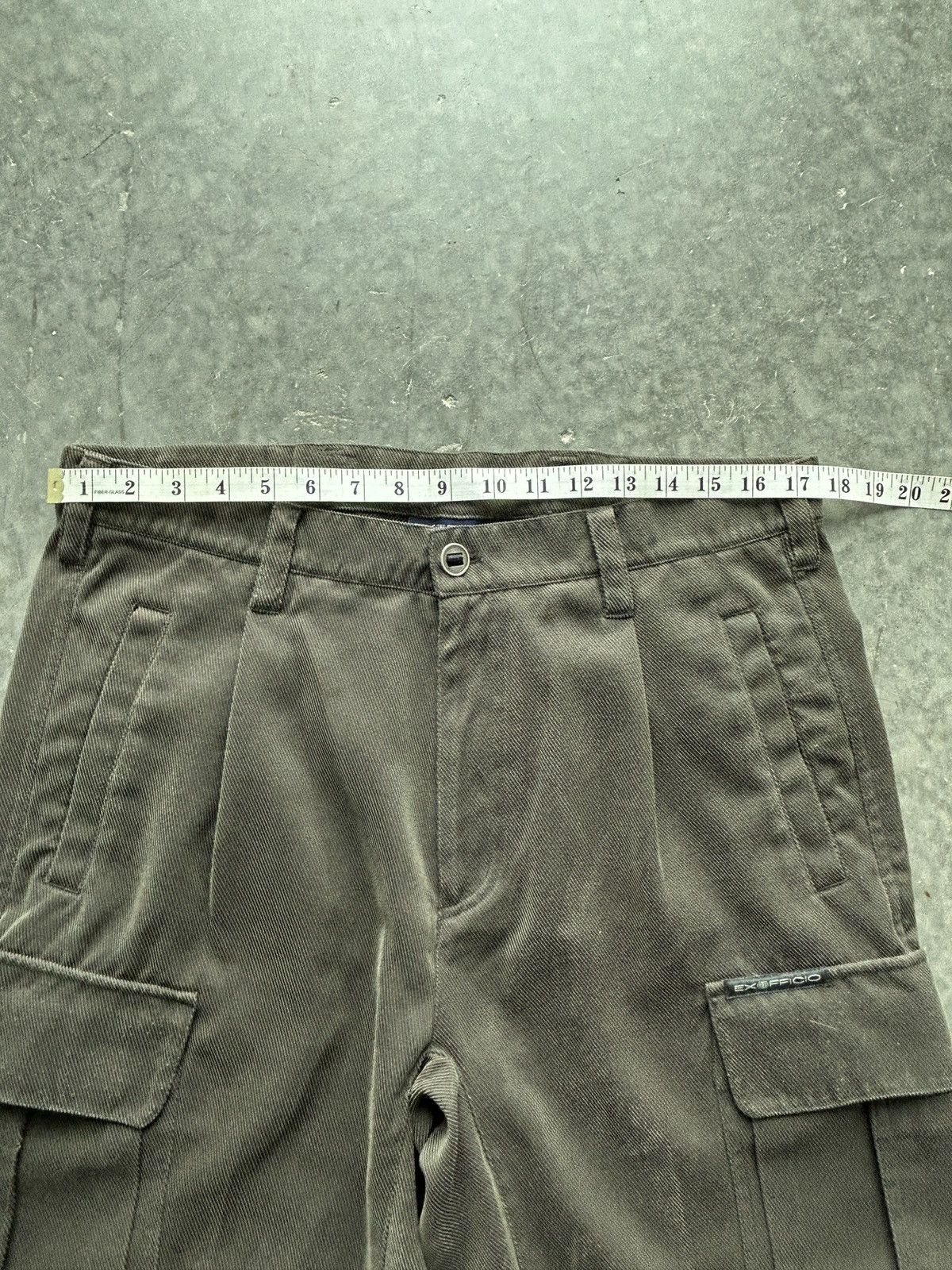 ExOfficio Vintage Y2K Exofficio Pleated Cargo Pants Baggy Skater Size US 35 - 9 Thumbnail
