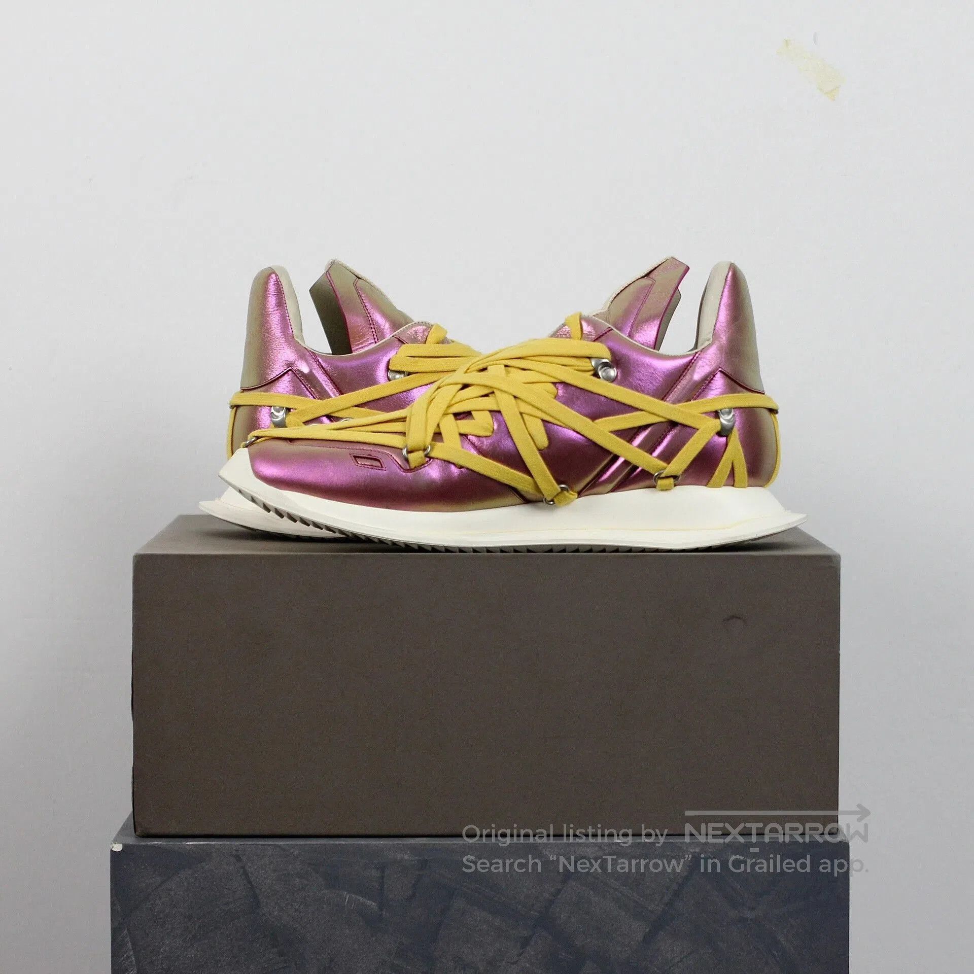 Rick Owens rick owens runner laser strap sneakers. Size US 9.5 / EU 42-43 - 6 Thumbnail