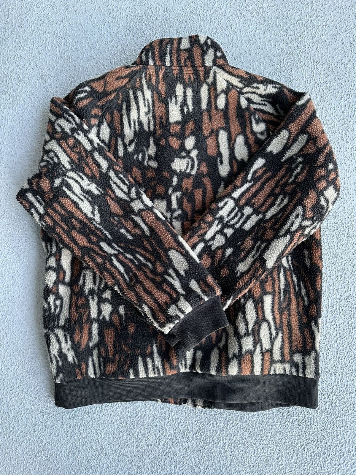 Stussy STUSSY TREE BARK FLEECE ZIP UP JACKET Size US M / EU 48-50 / 2 - 4 Thumbnail