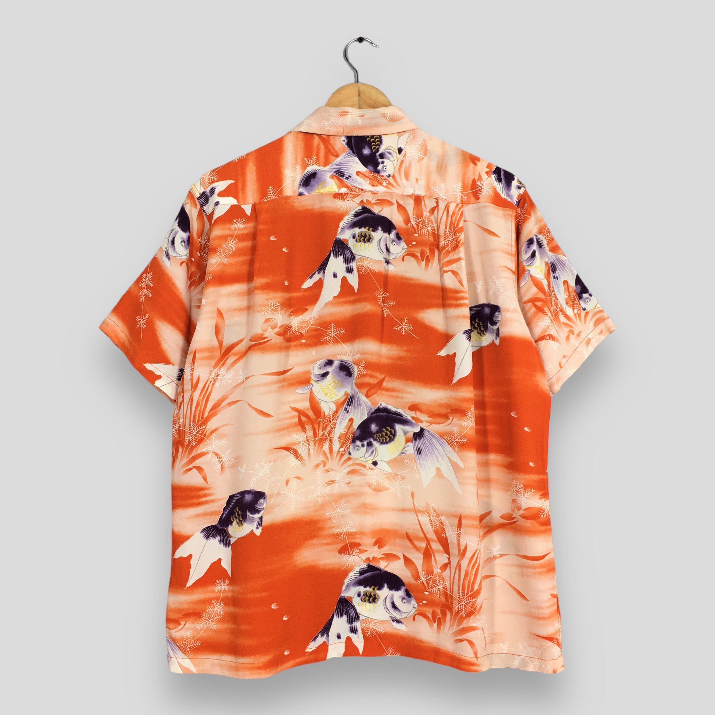 Sun Surf Vintage Sun Surf Toyo Aloha Koi Fish Rayon Shirt Medium Size US M / EU 48-50 / 2 - 7 Thumbnail
