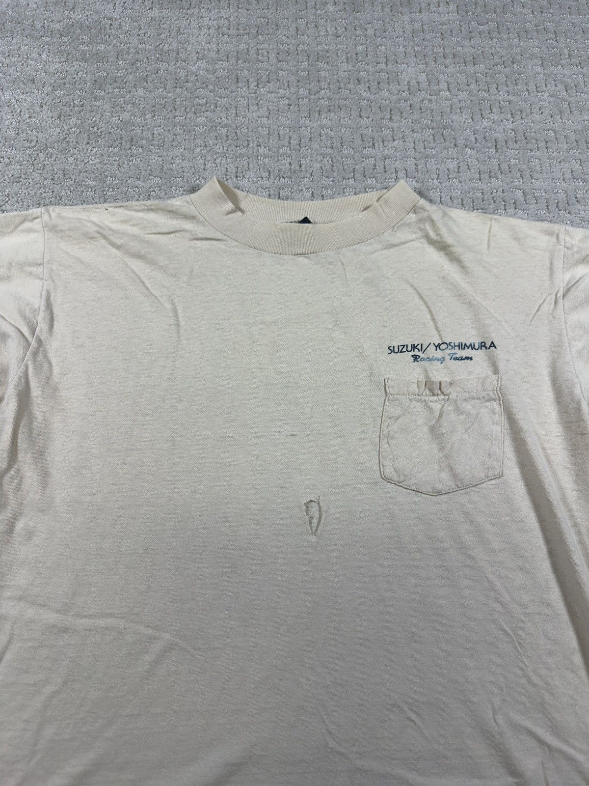 Japanese Brand Vintage 1982 Suzuki Yoshimura Was Cooley Racing T-Shirt Size US XL / EU 56 / 4 - 5 Thumbnail