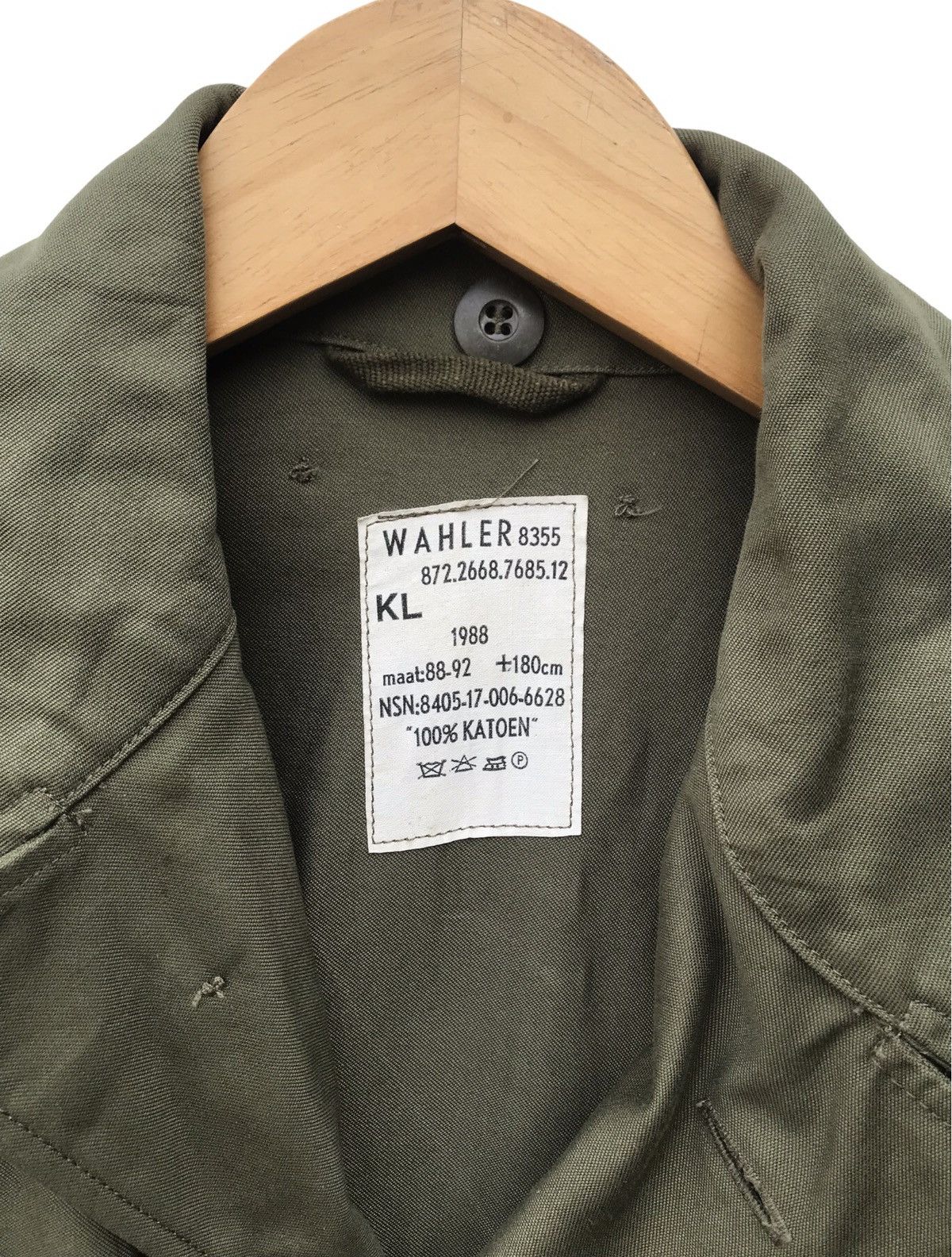 Vintage Vintage 1988 Dutch Army Military Field Jacket Size US M / EU 48-50 / 2 - 4 Thumbnail