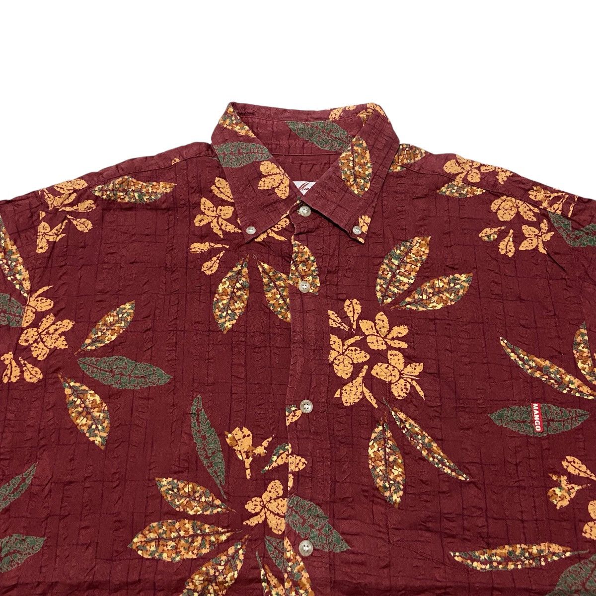 Japanese Brand Vintage Mango Okinawa Hawaiian Shirt Single Stitch Size US XL / EU 56 / 4 - 3 Thumbnail