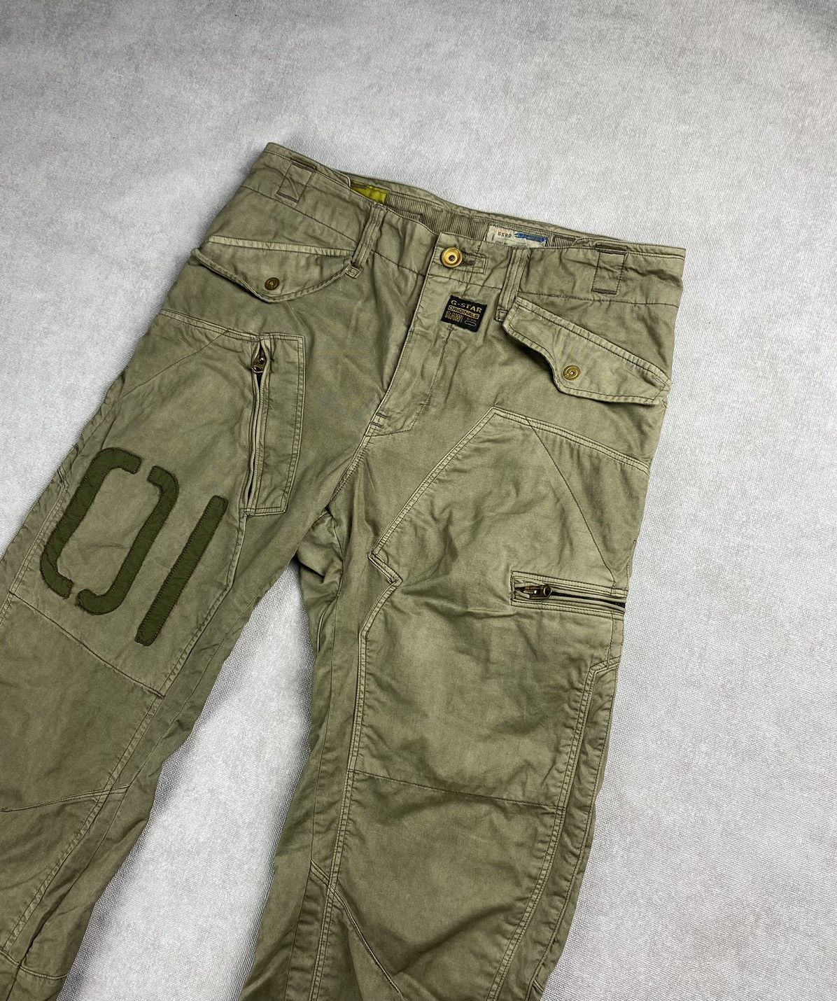 G-Star Vintage multi pocket cargo G-Star Raw jeans y2k Size US 31 - 2 Thumbnail